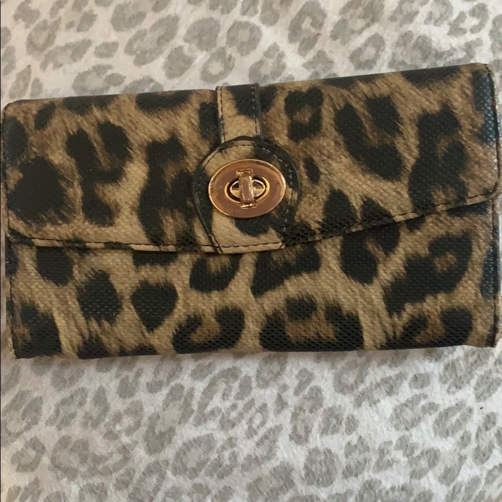 Cheetah print wallet
